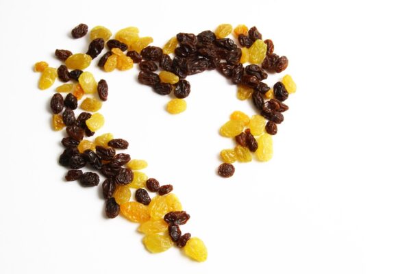 love, raisins, food